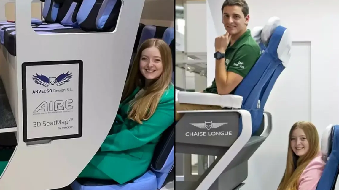 Man who designed new double-decker plane seats defends his idea to change air travel