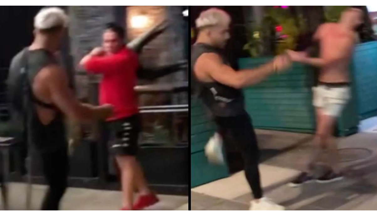 MMA Fighter Praised For Way He Calmly Defends Himself In Street Fight