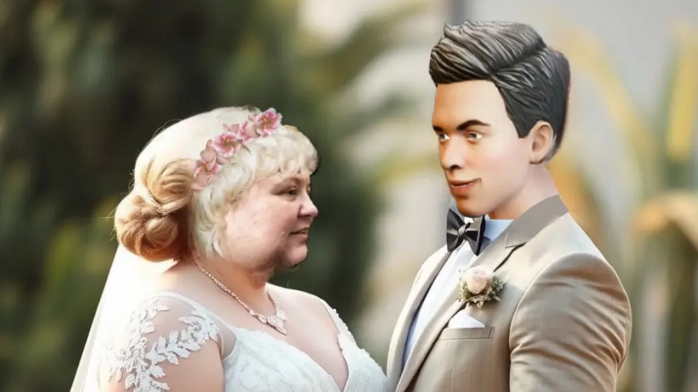 Woman is now having sex with an AI robot after remarrying following wife's death