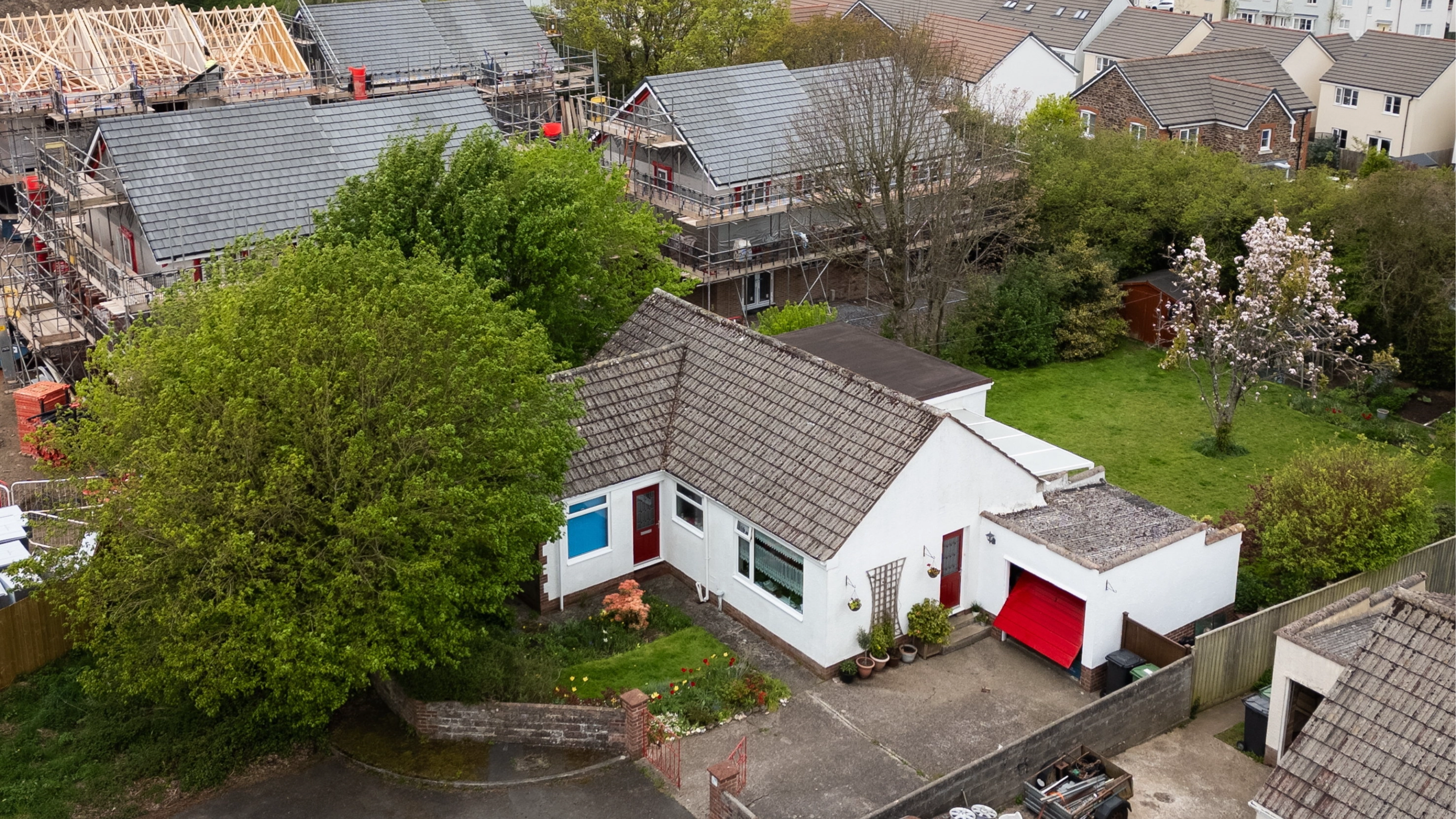 Retired couple came home from six-month holiday to 'find new build estate with 129 houses being built next door'