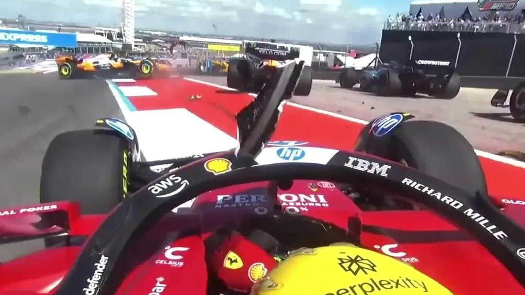 Lewis Hamilton had ‘life saved’ by car in shock onboard footage during major crash