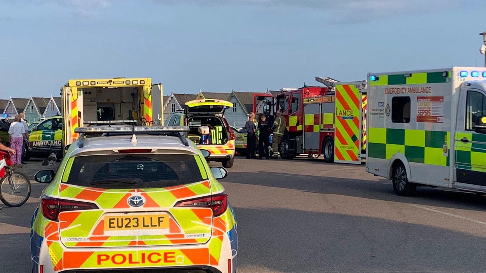 Witnesses describe 'horrific' scene as mother and teenager drown at beach in attempt to save 7-year-old boy
