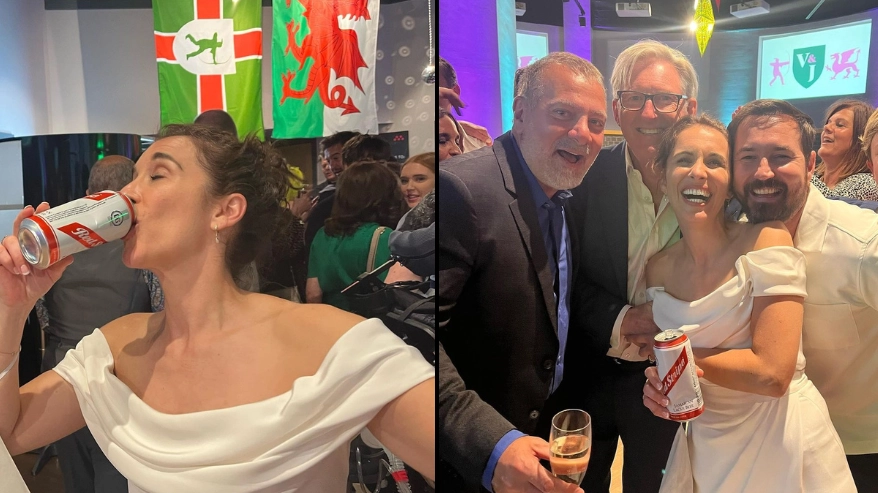 Line of Duty cast reunite as star Vicky McClure gets married