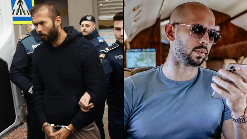Andrew Tate says he walks 10km and does 500 pushups and 500 squats every day inside prison