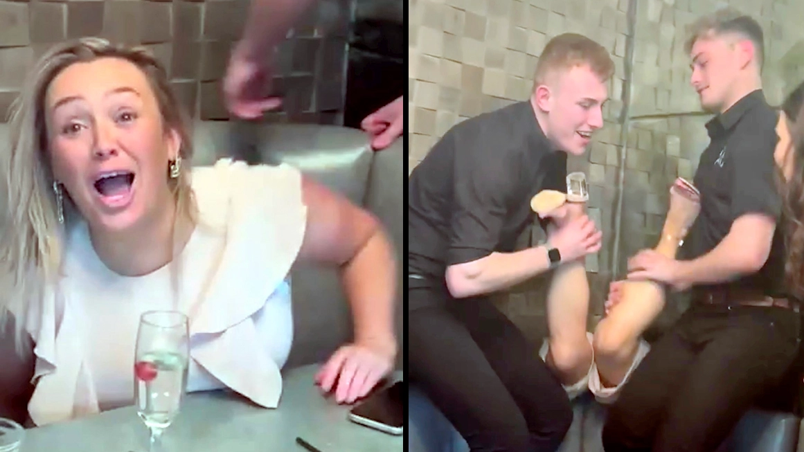 Woman Gets Stuck Behind Restaurant's Sofa After A Very Heavy Easter Sunday Bottomless Brunch