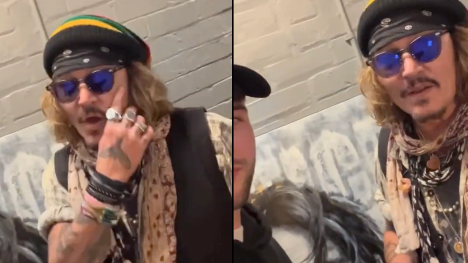 Johnny Depp Tells Fans 'Nothing Would Have Been Possible Without You' After Receiving Painting