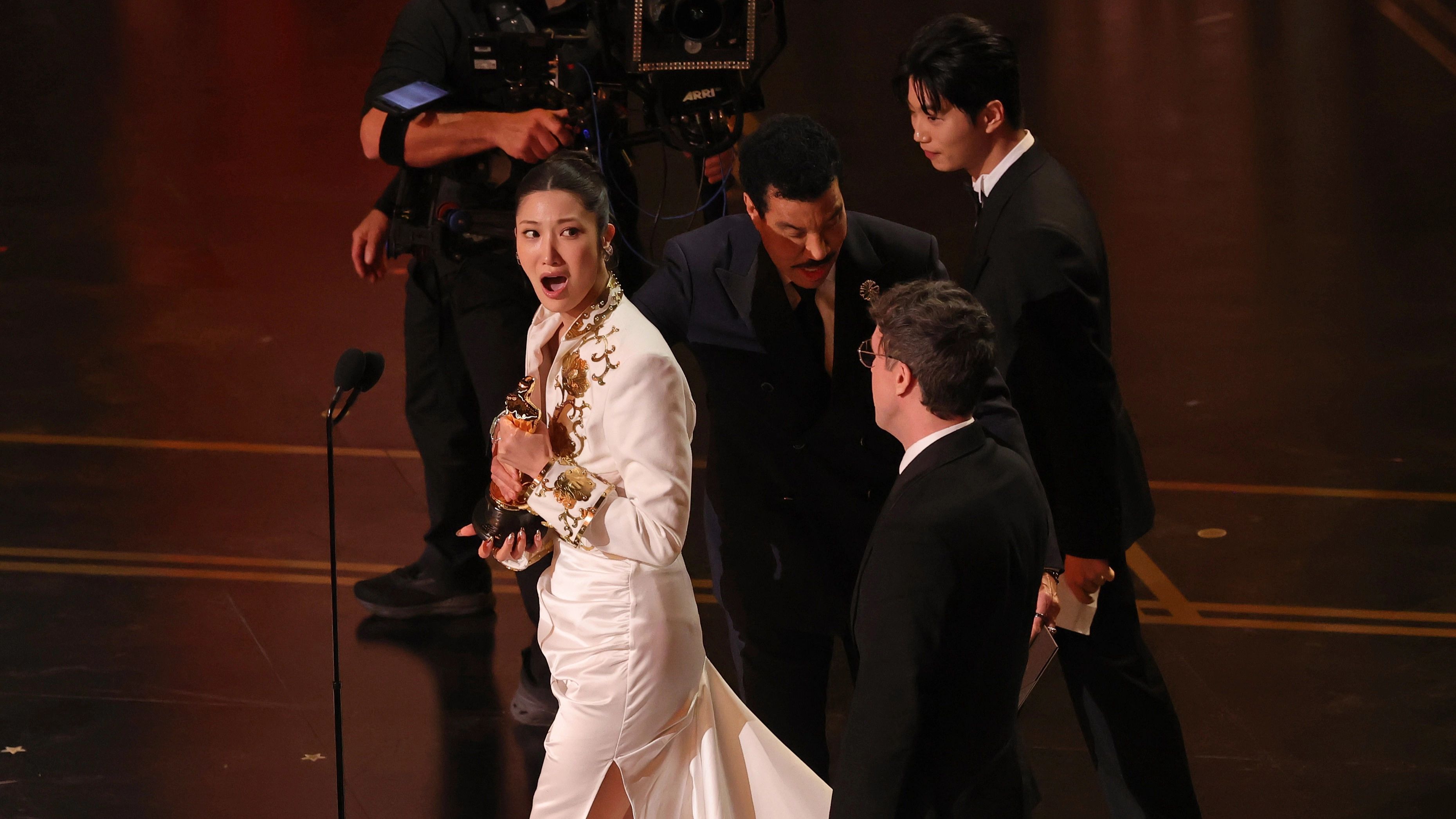 KPop Demon Hunters finish speech backstage as they respond to ‘disrespectful’ Oscars moment