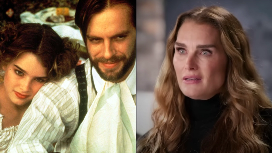 Actor Brooke Shields emotional as she questions why mum let her star in intimate scenes aged just 11