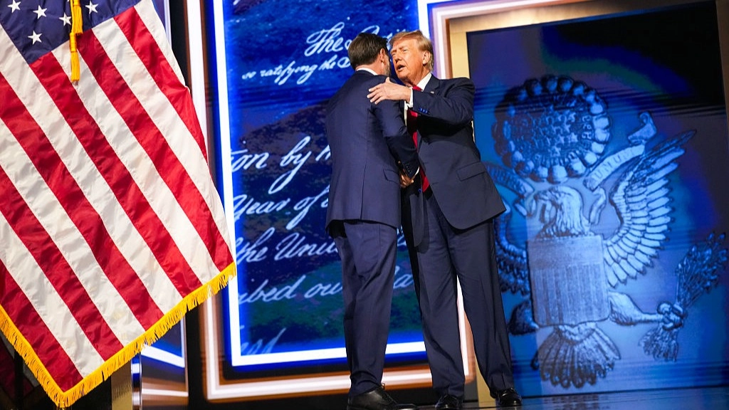 Meaning behind '48' chants as JD Vance's speech interrupted by crowd's calls