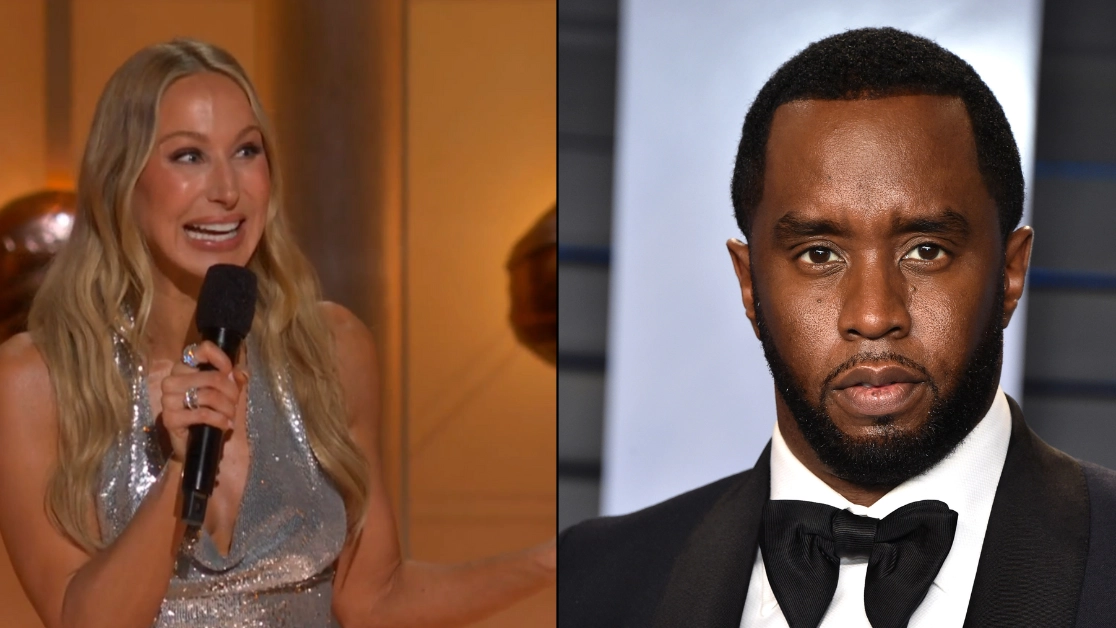 Nikki Glaser draws gasps from Golden Globes crowd with controversial P Diddy joke