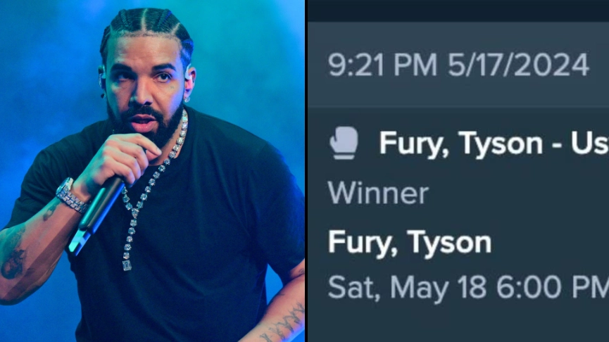 Drake could be set to win incredible amount of money if Tyson Fury beats Oleksandr Usyk