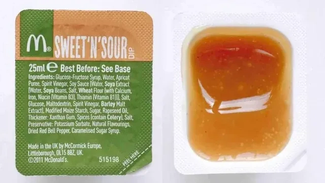 McDonald’s fans left in shock after finding out what is in Sweet ’N Sour dip