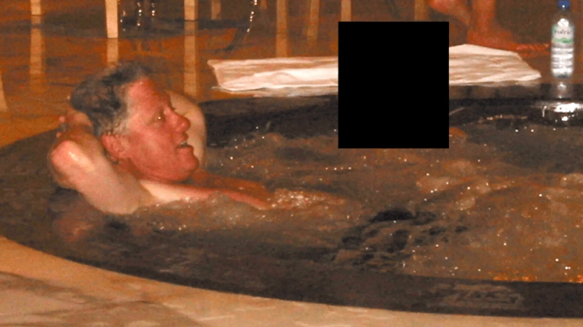 Bill Clinton addresses hot tub photo with unidentified female during Epstein files deposition