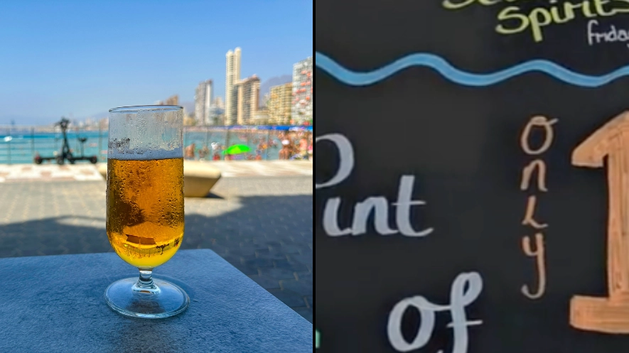 Brit living in Benidorm issues warning to anyone who goes to drink their famous £1 pints