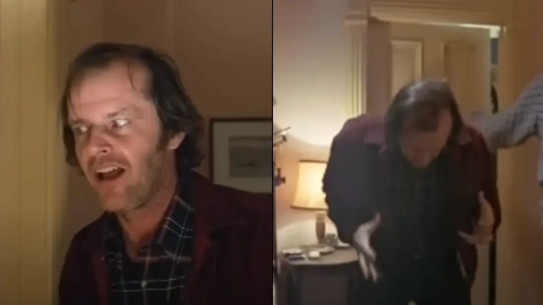 Terrifying footage of Jack Nicholson preparing for iconic The Shining scene is absolute nightmare fuel