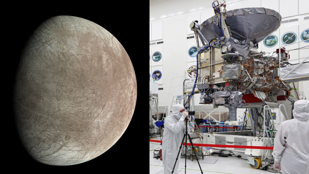 Amazing close-up images captured of Milky Way moon that NASA hopes has alien life
