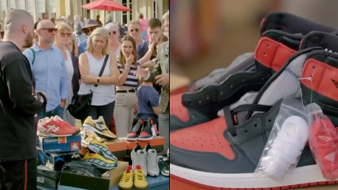 Antiques Roadshow viewers baffled as man brings Nike Air Jordans on the show