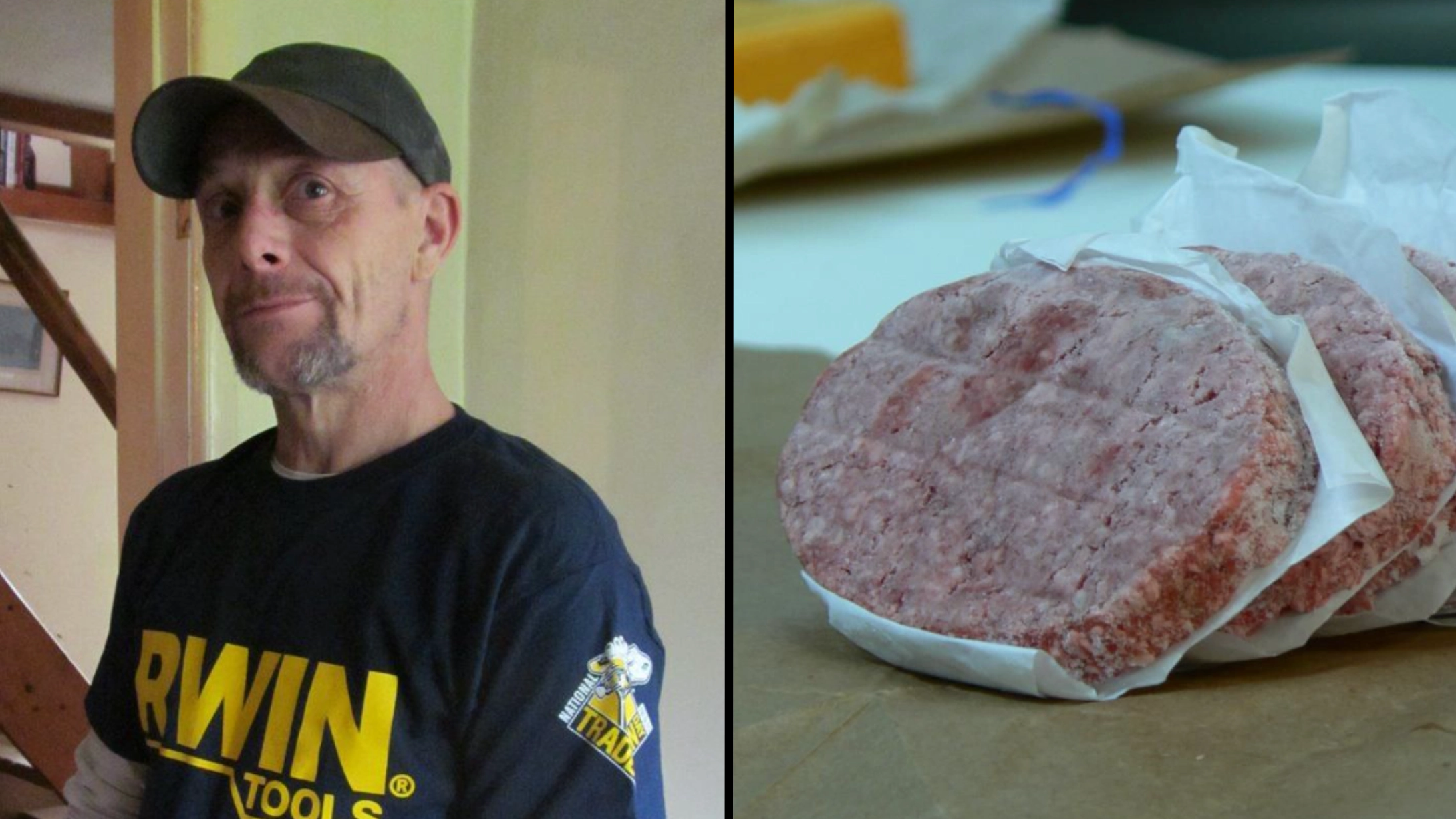 Man accidentally stabbed and killed himself trying to split frozen burgers with a knife