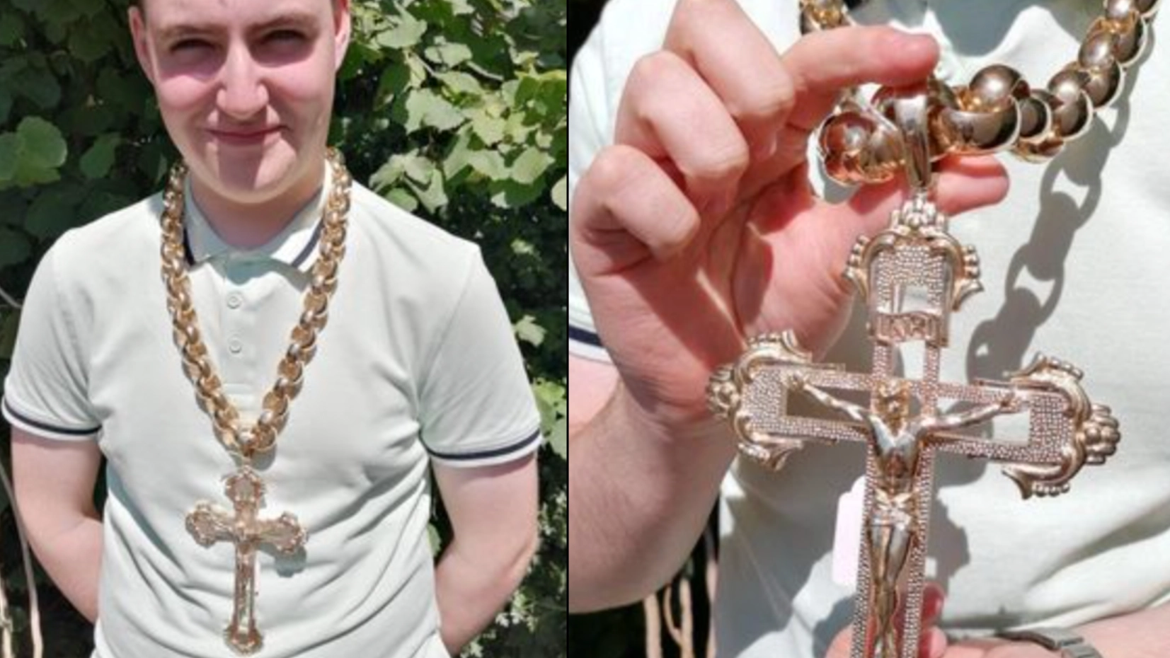 Owner of 'UK's biggest gold chain' pleads with Tyson Fury to buy it