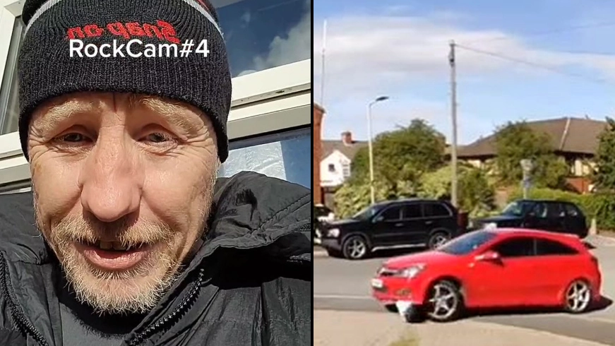 Man branded 'petty' for refusing to move rock which drivers keep crashing into