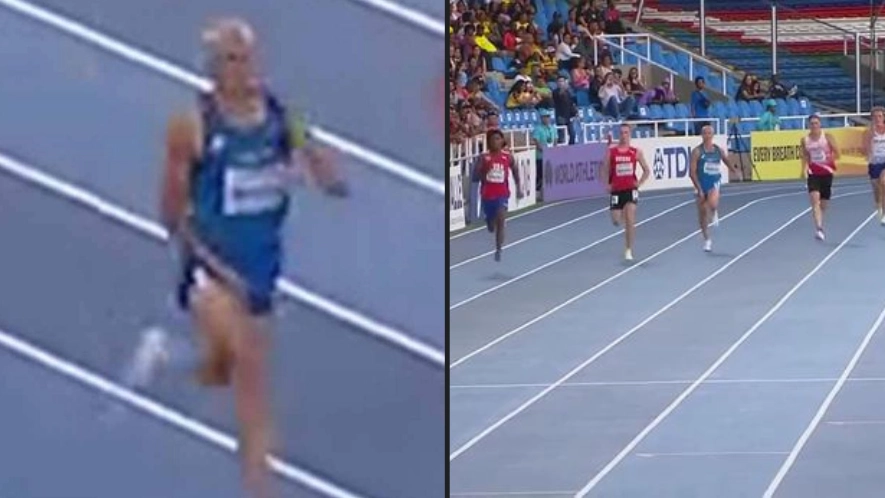 Runner comes last in 400m dash after his 'penis came out in the middle of the race'