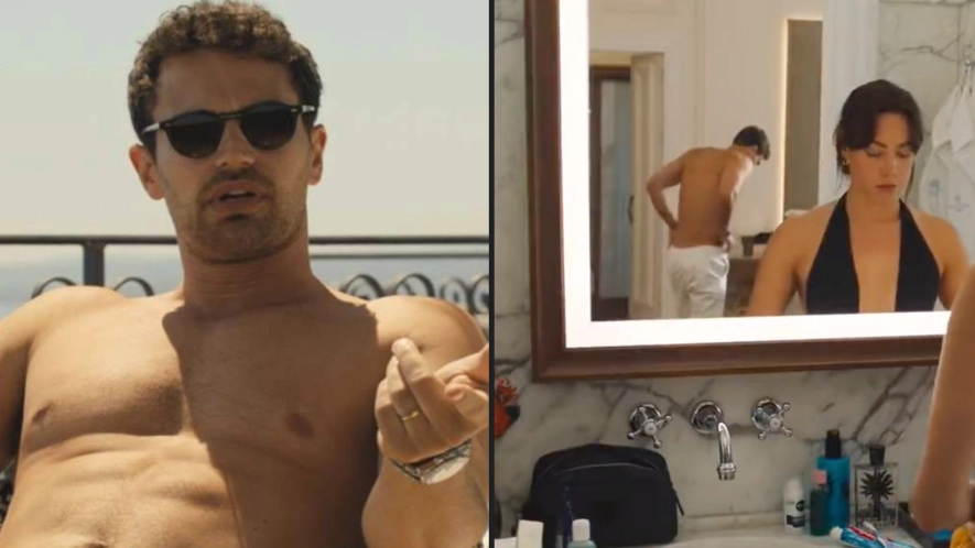 Fans want to know if Theo James was wearing a prosthetic penis in The White Lotus nude scene