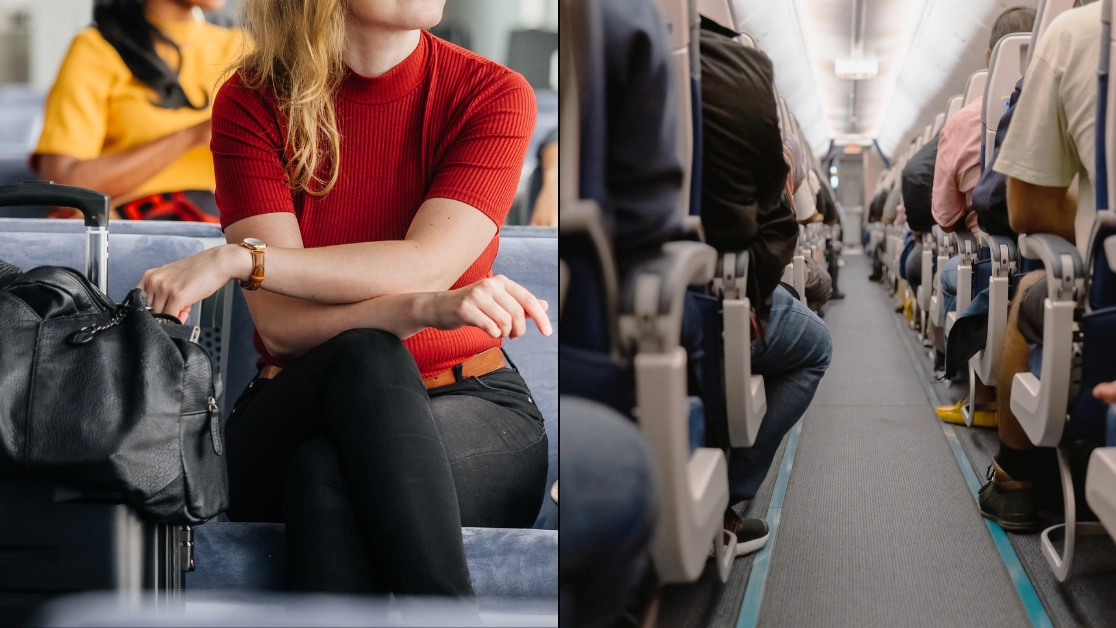 Experts reveal why you should always wear red when travelling on planes