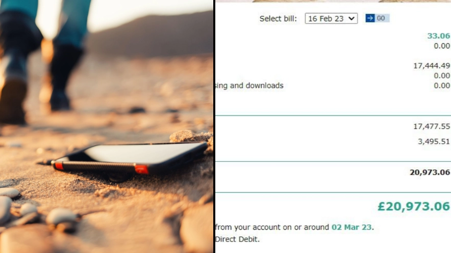 Man who lost his phone abroad shocked to receive £20,000 bill despite having a £25 cap