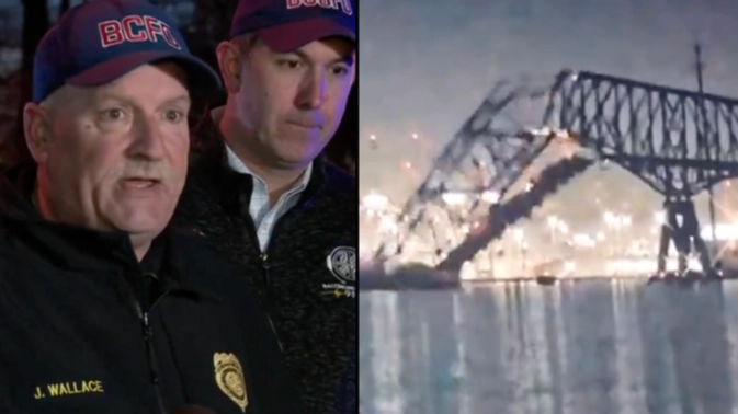 Two people removed from water after Baltimore bridge collapse