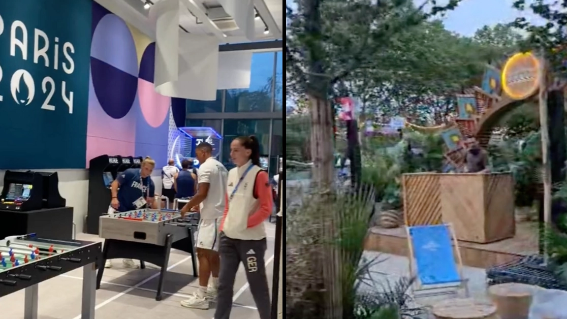 Inside the 2024 Paris Olympic Village where there’s free Costa Coffee, hairdressers and tiki bars