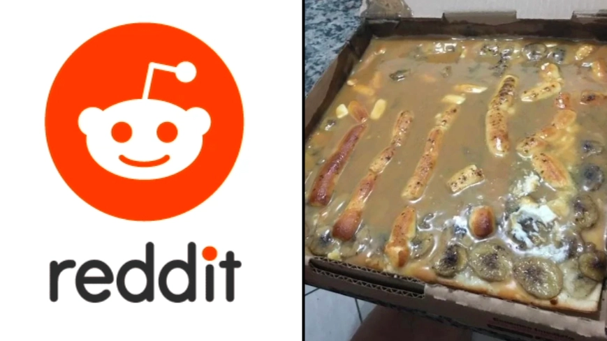 Internet disgusted upon seeing customer's horrifying takeaway pizza