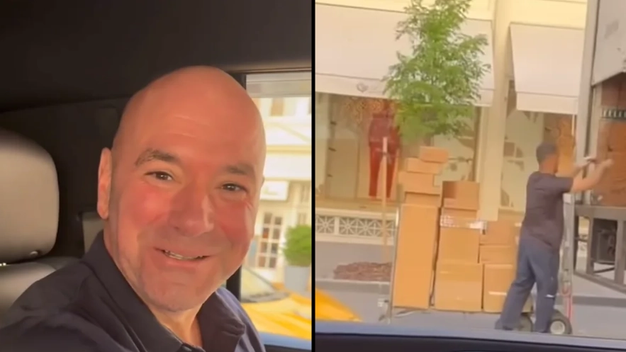 Dana White's viral video of FedEx delivery driver leads to him getting fired