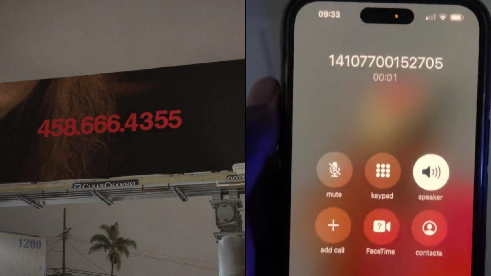 People left terrified after calling random phone number on billboard and hearing chilling recording