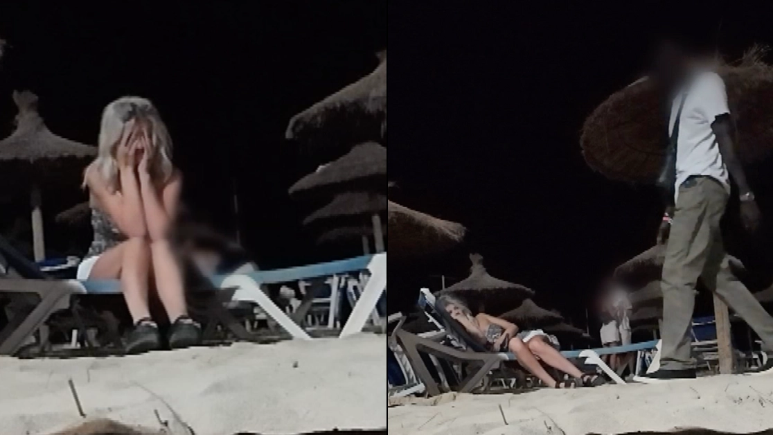 Horrifying moment man says 'let's go for it' after finding 'drunk' undercover Brit on Magaluf beach