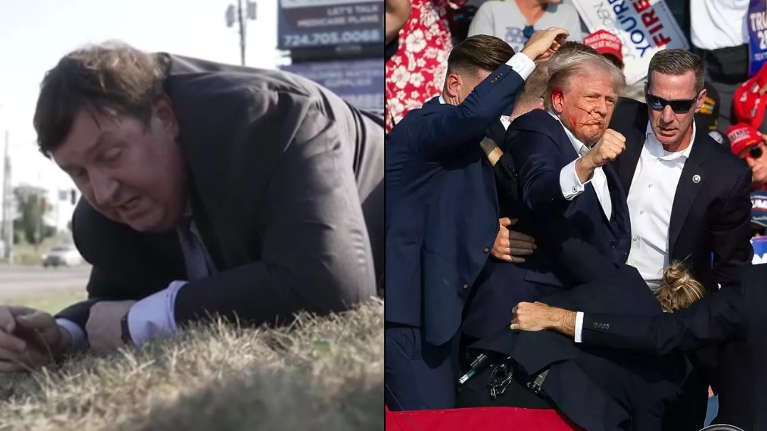 BBC reporter described moment he had to take cover during Donald Trump's assassination attempt