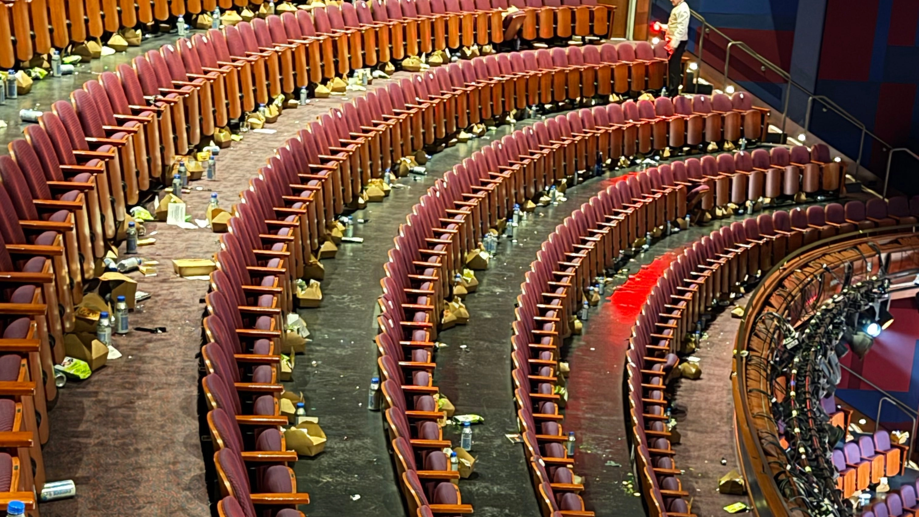 Oscar attendees called 'entitled' after picture of theatre after ceremony shared
