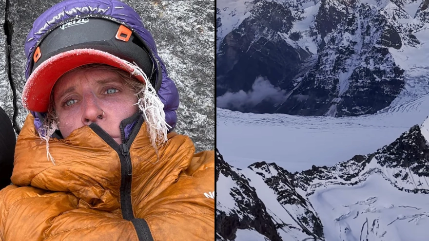 Brit climber recorded chilling footage after getting stuck on icy ledge with ‘no hope’ of rescue