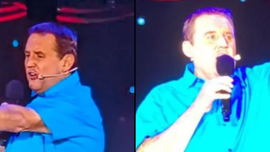 Peter Kay calls out heckler at his show and then kicks him out