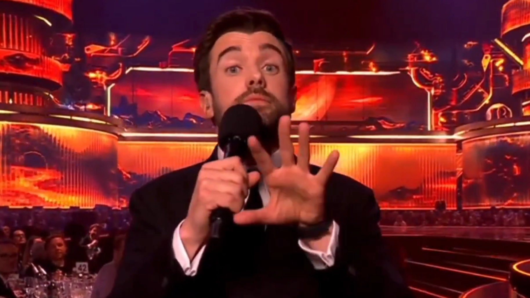 Jack Whitehall takes savage swipe at BAFTAs racial slur incident while hosting BRIT awards