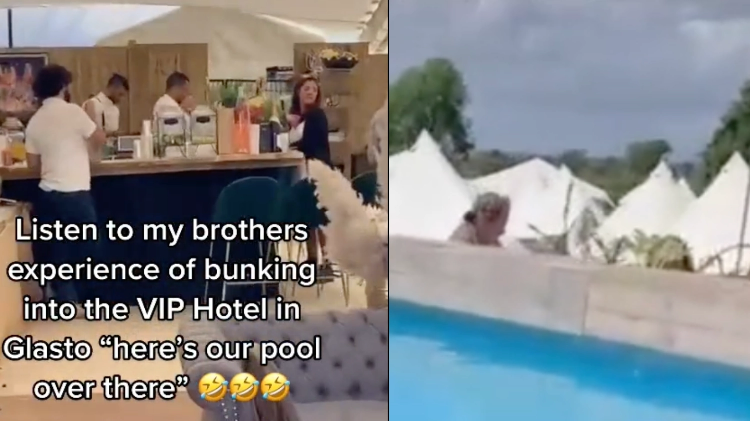 Scouser Sneaks In To Glastonbury’s VIP Hotel