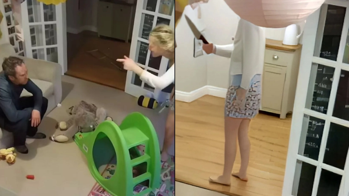 'Harrowing' nanny cam footage shows wife's horrific abuse of husband in shocking new Netflix documentary