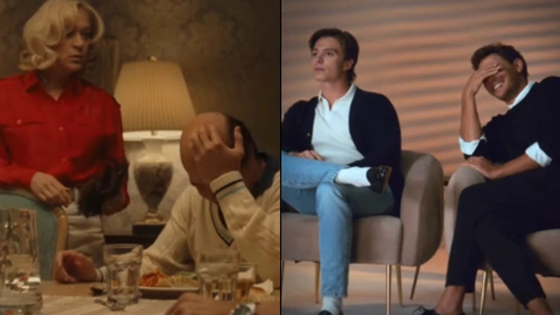 Cast of Netflix's Menendez brothers series gasp watching shocking scene back