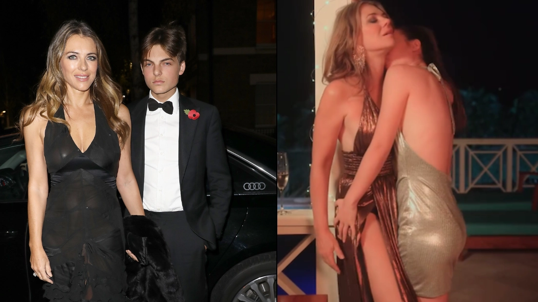 Elizabeth Hurley defends sex scene directed by son and insists it was 'integral' to plot