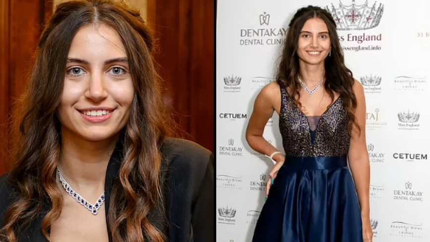 Miss England contestant becomes the first in the pageant’s 94-year history to compete without makeup
