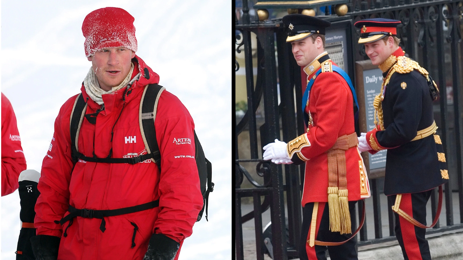 Prince Harry reveals he was suffering from frostbite on his penis at Will and Kate's wedding