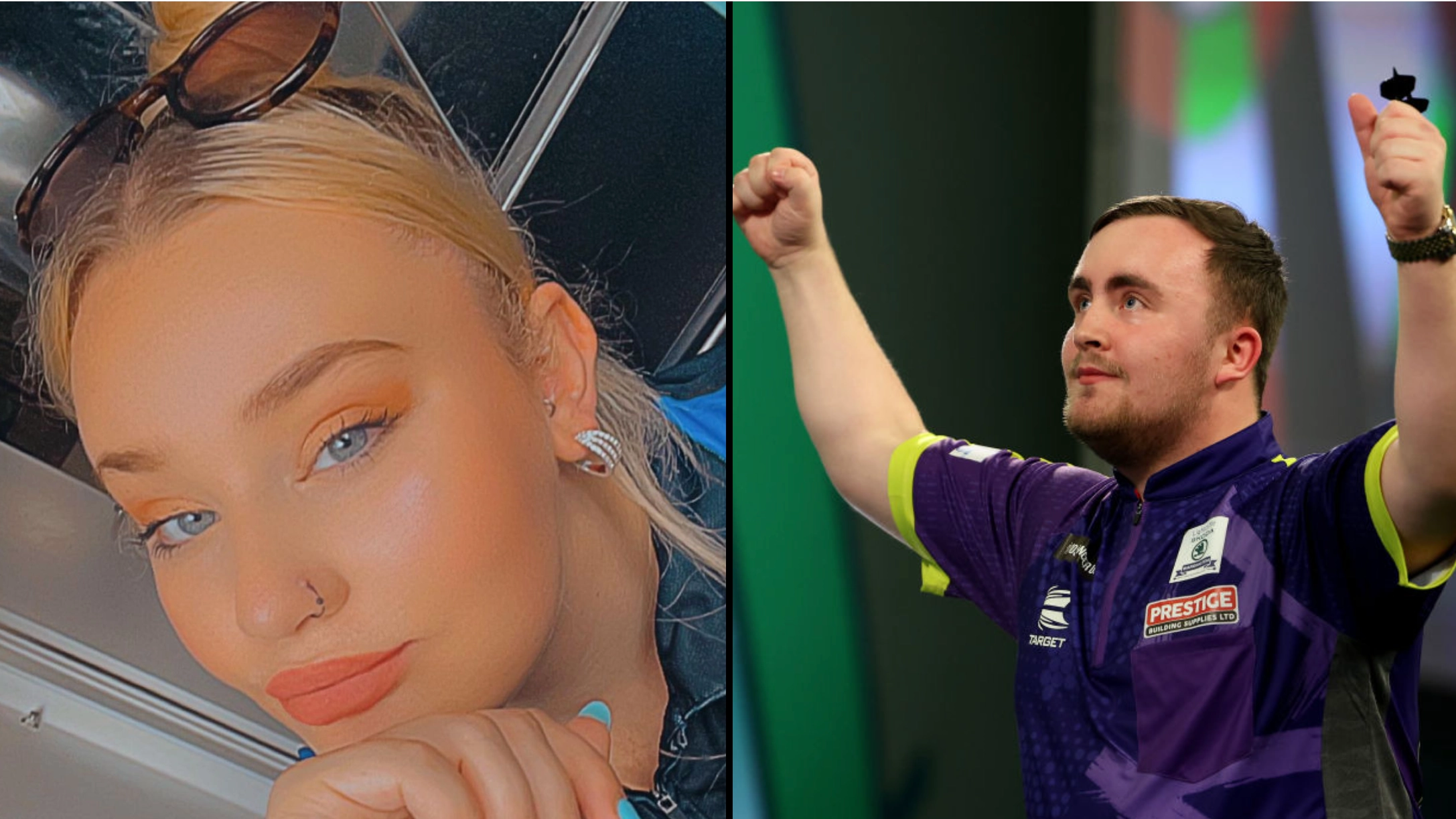 Luke Littler's girlfriend sends message to 16-year-old as he reaches semi-final of World Darts Championships