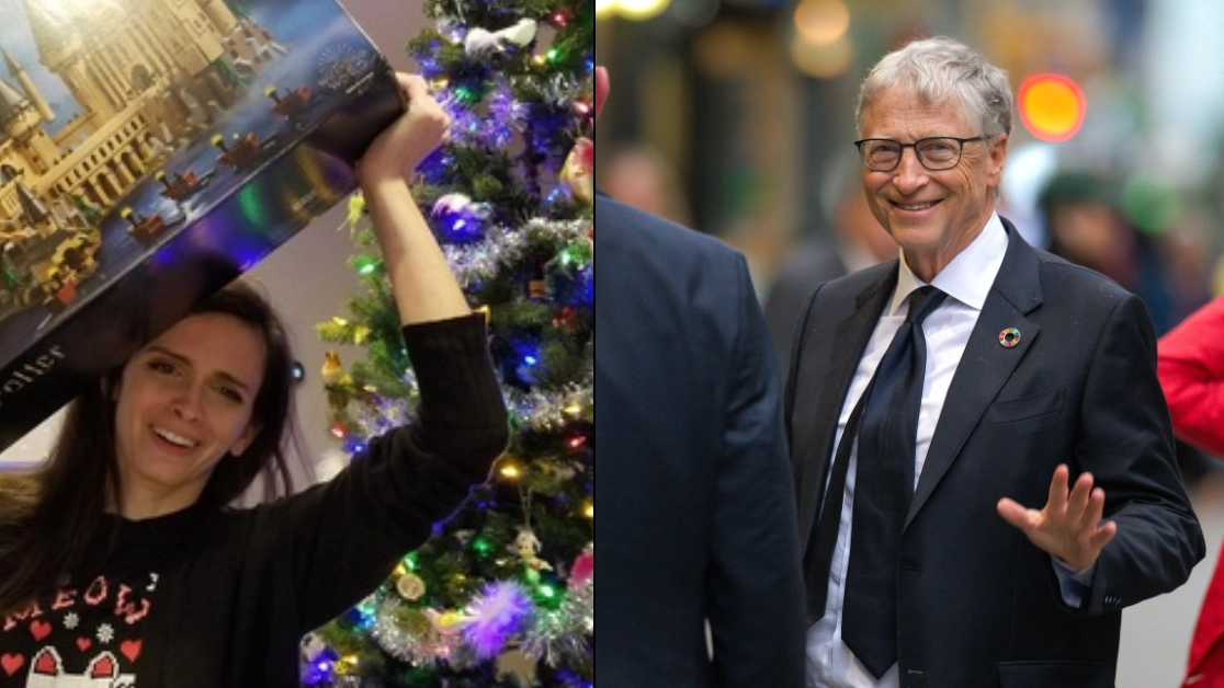 Woman ‘struck gold’ after discovering secret Santa was billionaire Bill Gates