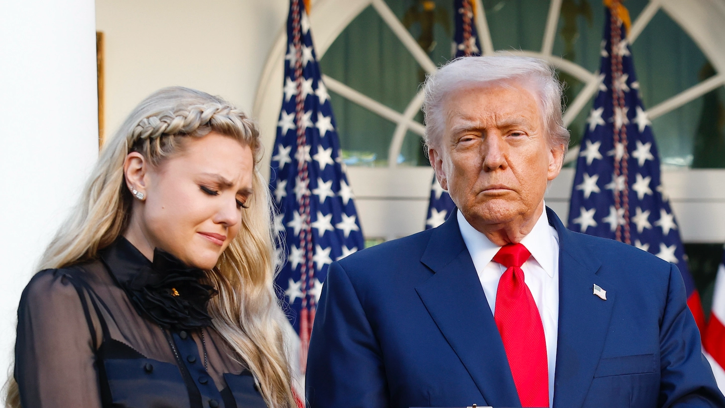 Trump gives Charlie Kirk 'best birthday present ever' as he 'raced across world' to be with Erika Kirk