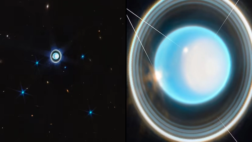 NASA’s James Webb telescope reveals unbelievable image of Uranus