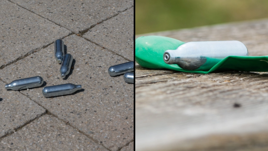 Brits warned over potentially fatal 'laughing gas' bottles being delivered across UK